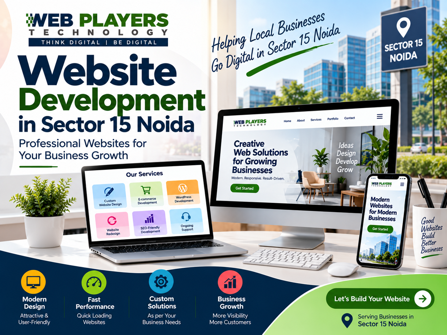 Responsive Website Development in Sector 15 Noida